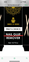 Nail glue @nail glue remover hair