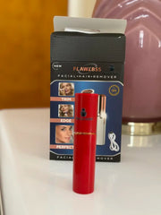 Flawless Brand Portable Facial Hair Remover ABS UV Material Bright Red Shaver 4 Hours Charging 60 Minutes Running Time