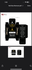 Nail glue @nail glue remover hair